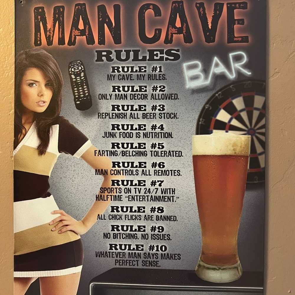 Metal sign